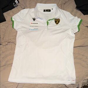 2025 Automobili Lamborghini Squadra Corse Women's Team Polo Shirt macacron